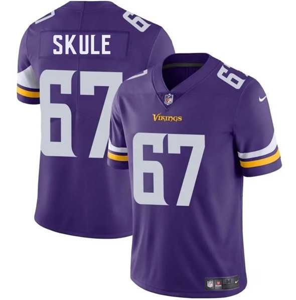 Men & Women & Youth Minnesota Vikings #67 Justin Skule Purple 2025 Vapor Untouchable Limited Stitched Jersey->minnesota vikings->NFL Jersey